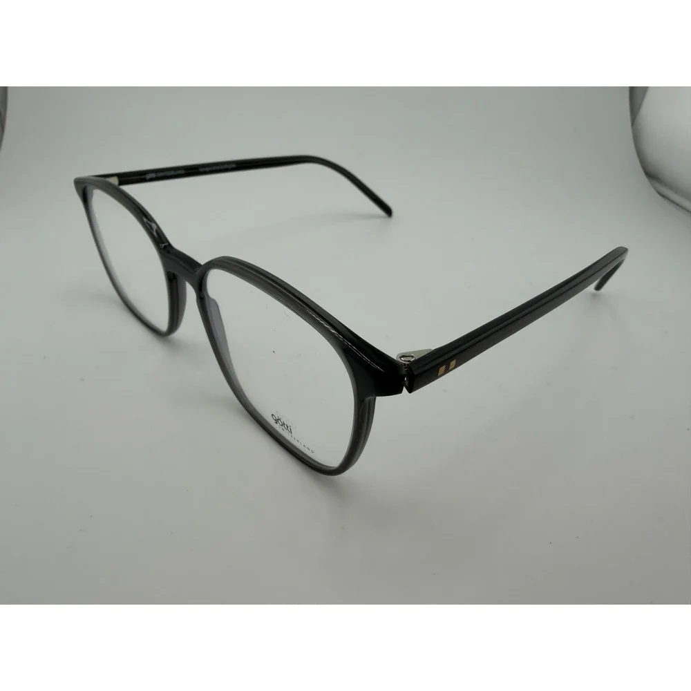 Gotti Switzerland SEEWER Dark Black Transparent Eyeglasses Frames 53-17-148
